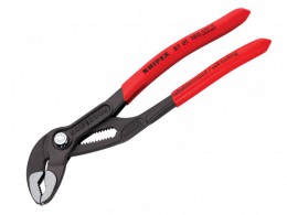 KNIPEX 87 01 180 Cobra High-Tech Water Pump Pliers Plastic Coated Grip 180mm £29.99
